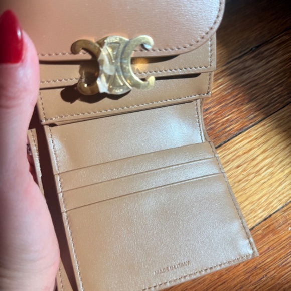 Celine Triomphe Small Flap Wallet – NWT from Paris - Picture 5 of 9